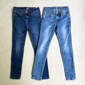 Girls 7 for all mankind jeans